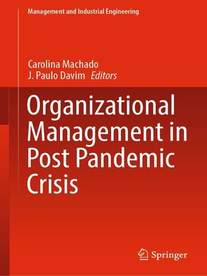 cover image of Organizational Management in Post Pandemic Crisis